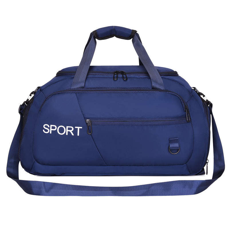 Bolsas de equipaje para mujer, bolso Oxford para hombre, bolso de hombro para gimnasio, mochila deportiva impermeable de viaje con compartimento para zapatos