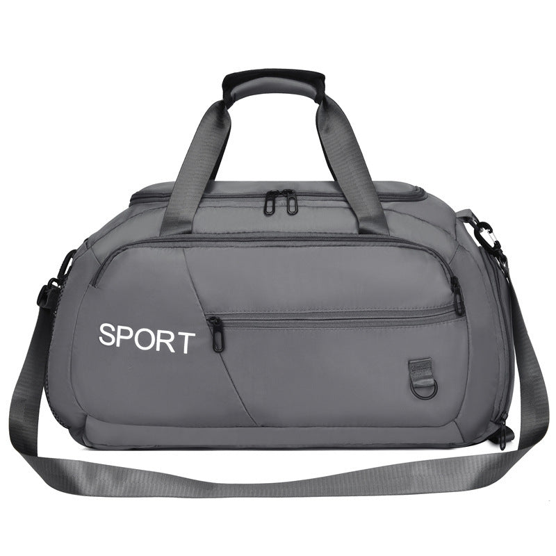 Bolsas de equipaje para mujer, bolso Oxford para hombre, bolso de hombro para gimnasio, mochila deportiva impermeable de viaje con compartimento para zapatos