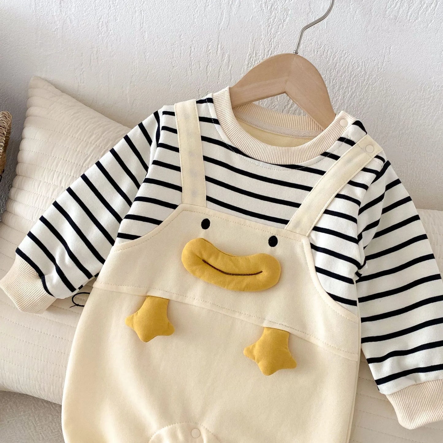 Mono de Otoño para Salir de Bebé de Mes Pequeño