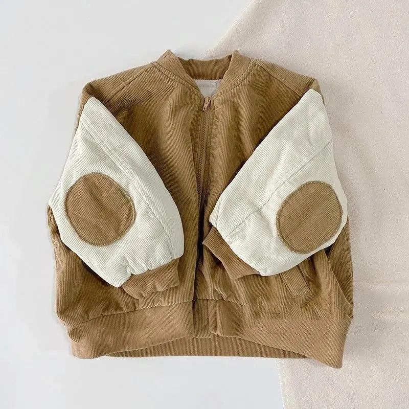 Chaqueta de pana nueva moda Otoño uniforme de béisbol para hombres y mujeres