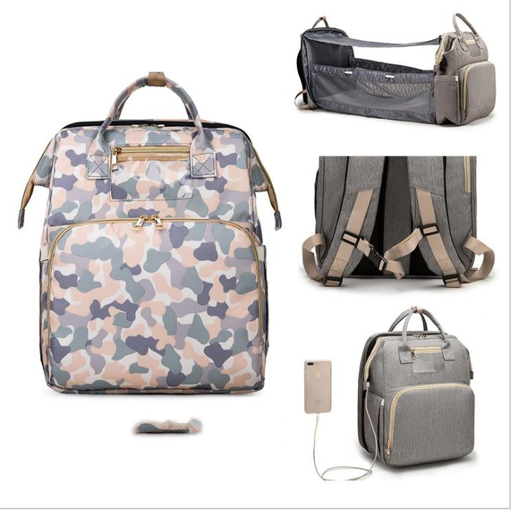 Bolso materno infantil con hombro para bebé