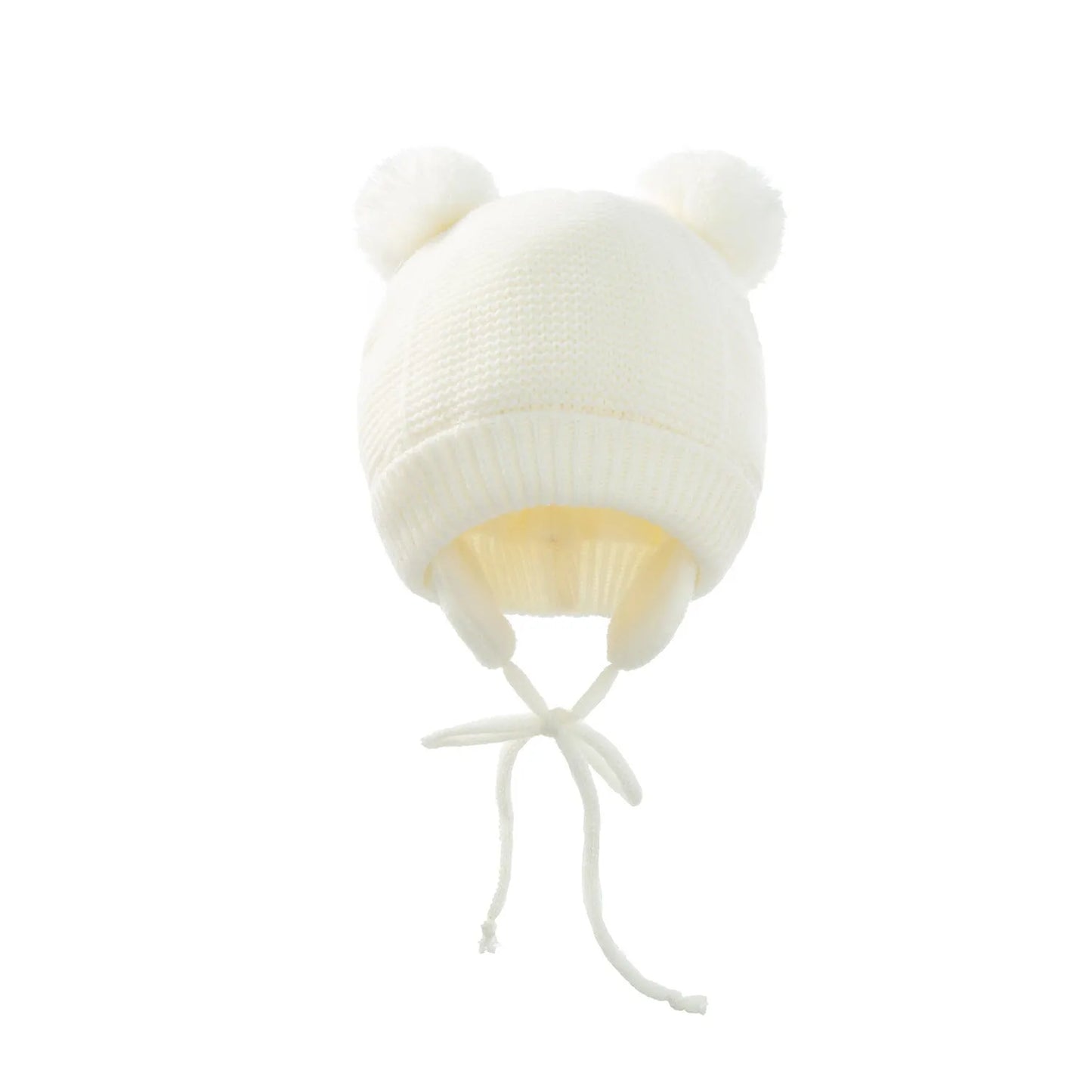 Gorro trenzado para niños, guantes, protección auditiva cálida, gorro tejido para niños