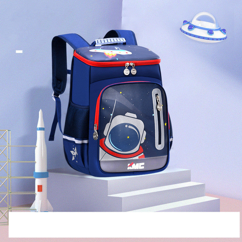 Mochila ligera para niños de primaria con protección para la columna vertebral