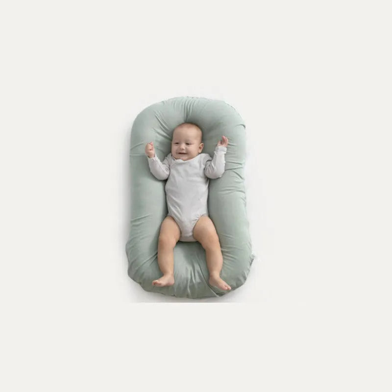 Nido de bebé, cama para bebé recién nacido, cama nido para niños, cama de algodón portátil para niños, cojín de cuna de viaje