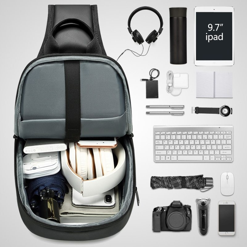 Compatible con Apple, bolso de hombro para iPad de 9,7 pulgadas para hombres, bolsos cruzados de negocios