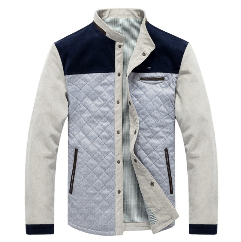 Chaquetas informales para hombre, abrigos ajustados de retales, chándal masculino, ropa deportiva para hombre, novedad de primavera y otoño