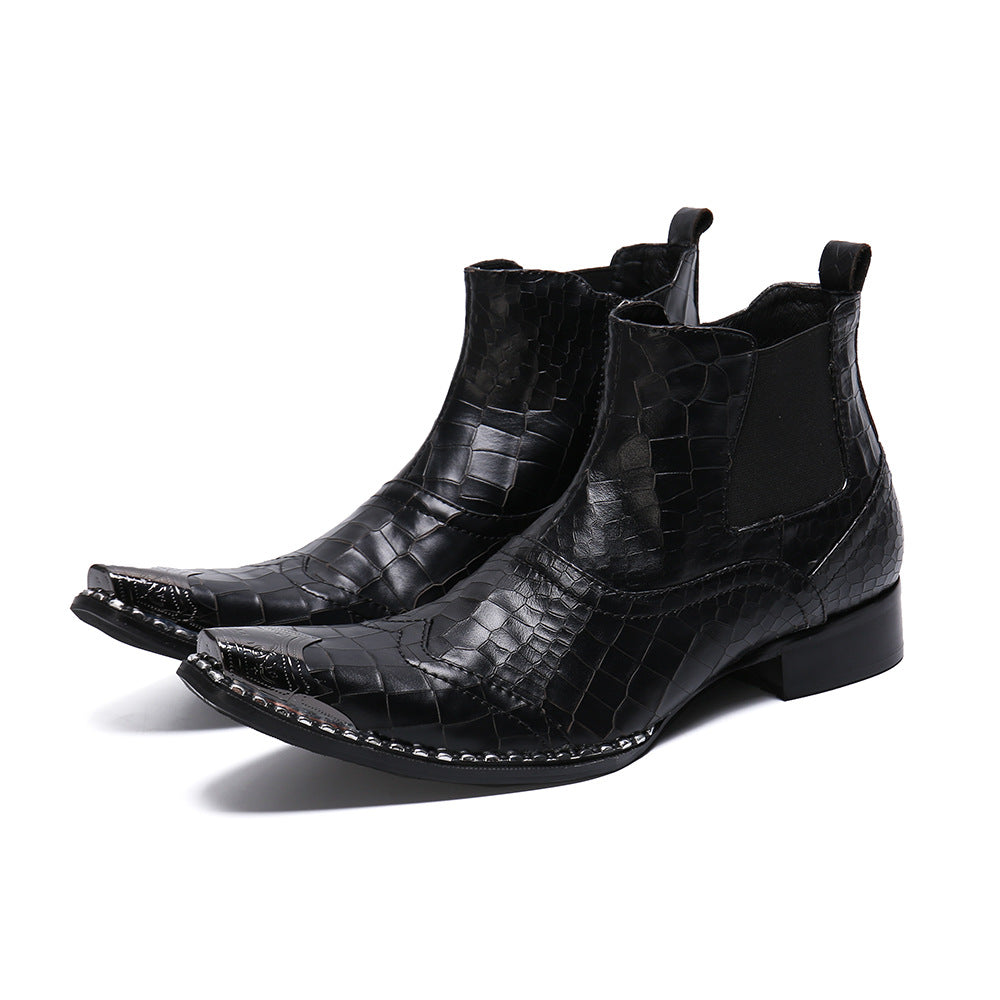 Botas Chelsea transpirables de verano de estilo británico para hombre