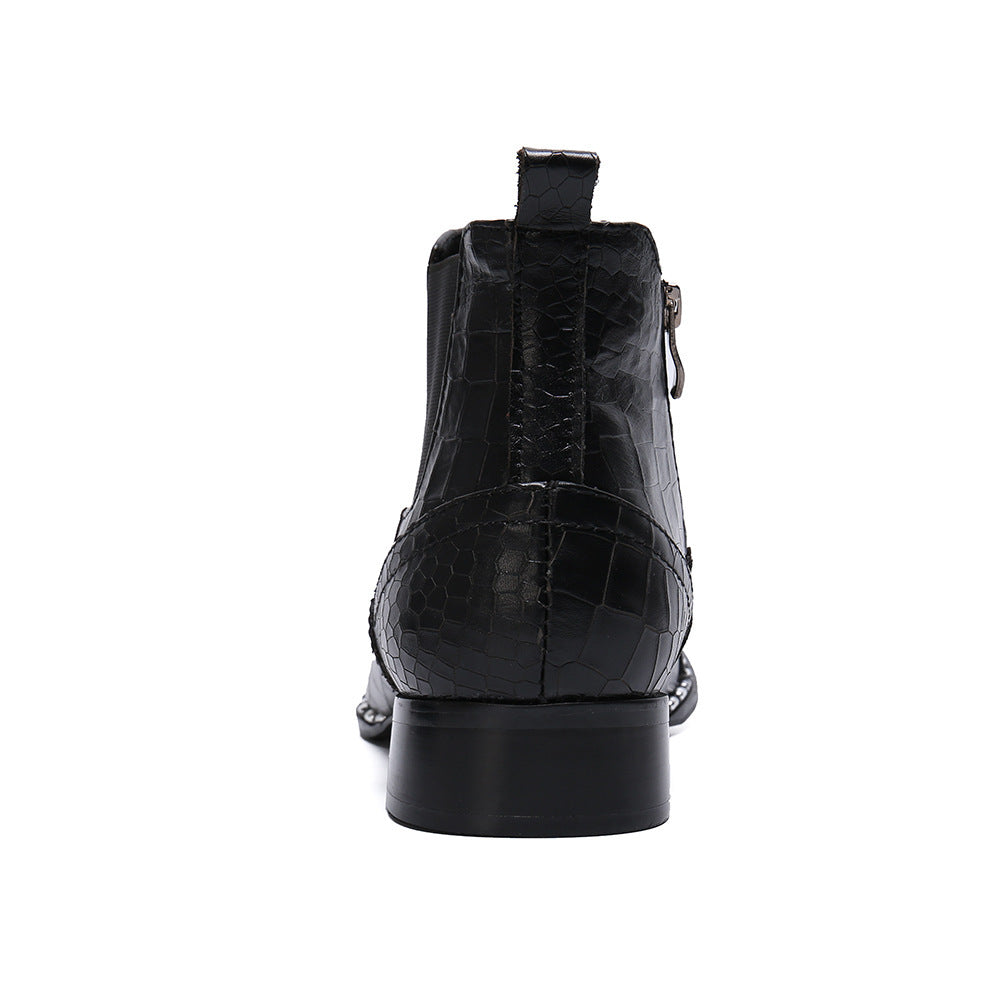 Botas Chelsea transpirables de verano de estilo británico para hombre