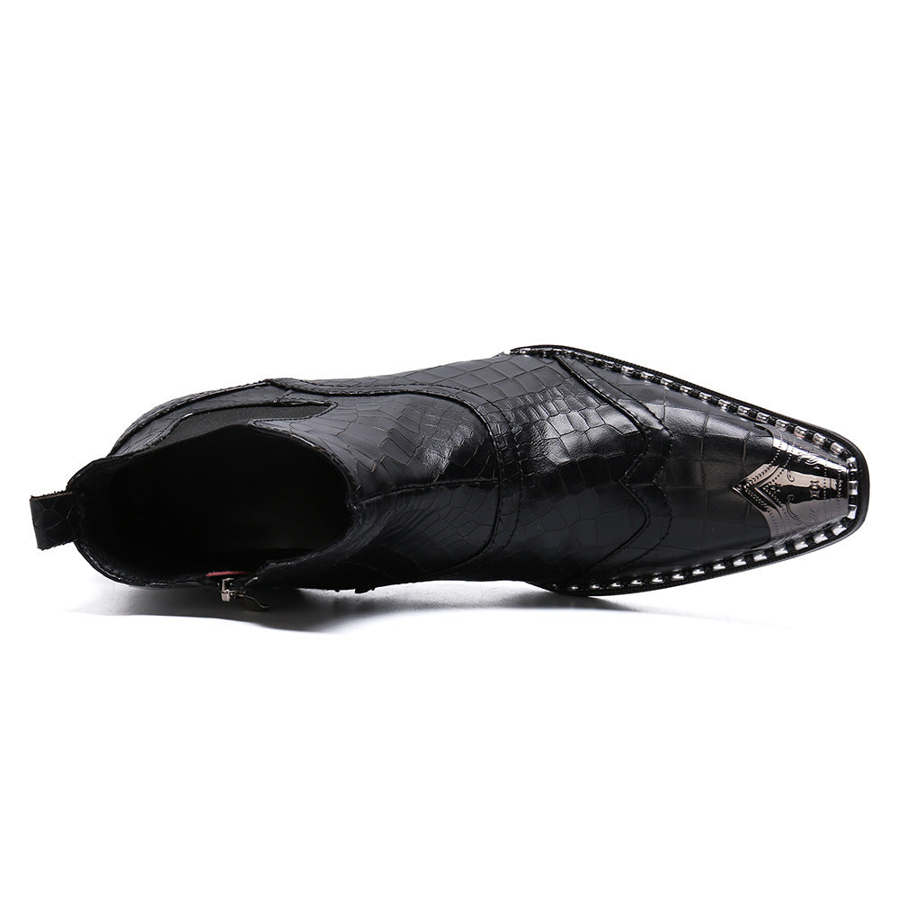 Botas Chelsea transpirables de verano de estilo británico para hombre