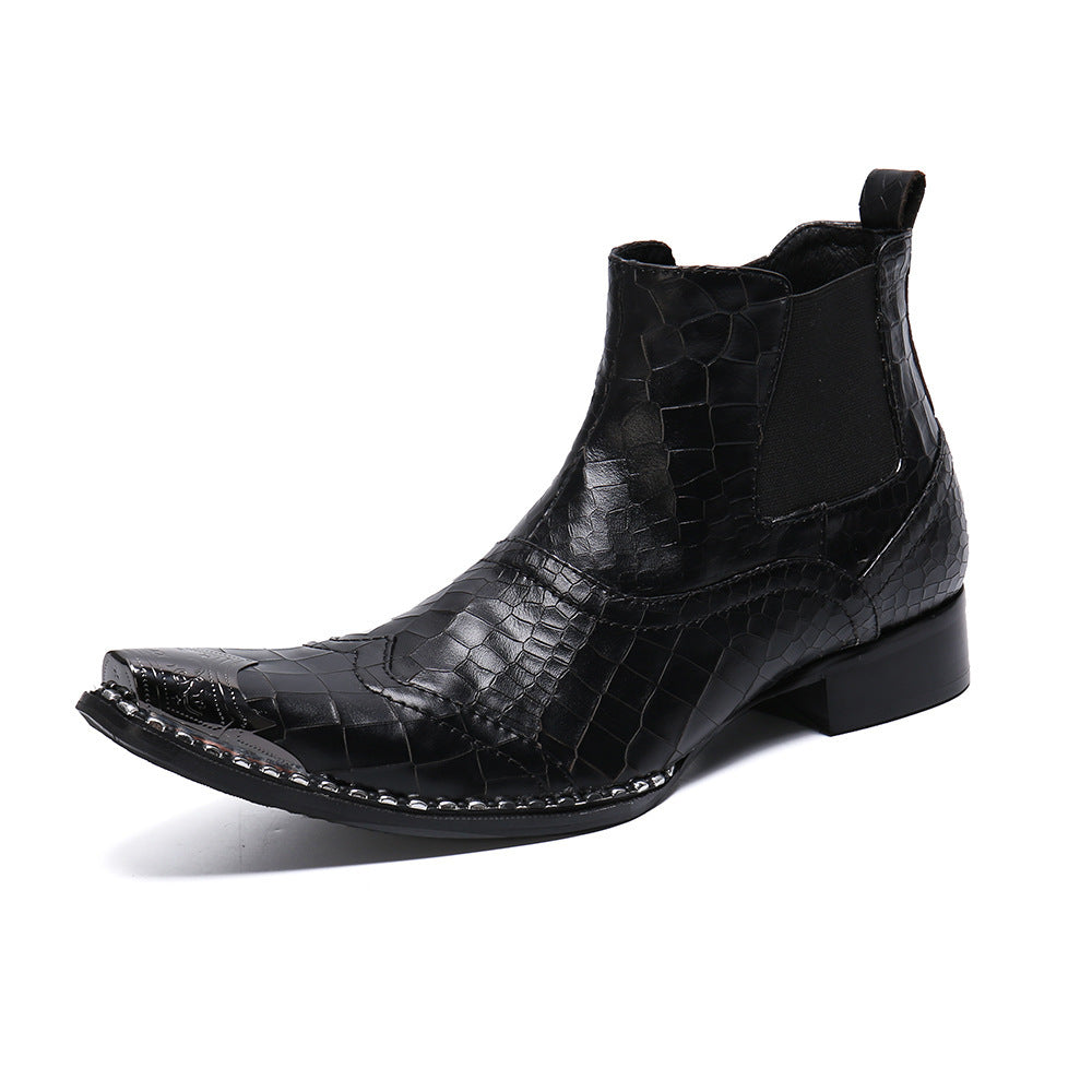 Botas Chelsea transpirables de verano de estilo británico para hombre