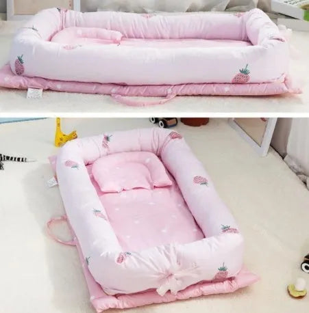 Cama de bebé de algodón