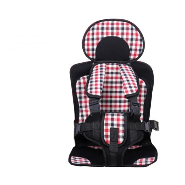 Alfombrilla de asiento seguro para niños, asiento de seguridad portátil para sillas de bebés y niños, versión actualizada, esponja espesante, almohadilla para asientos de cochecito de coche para niños