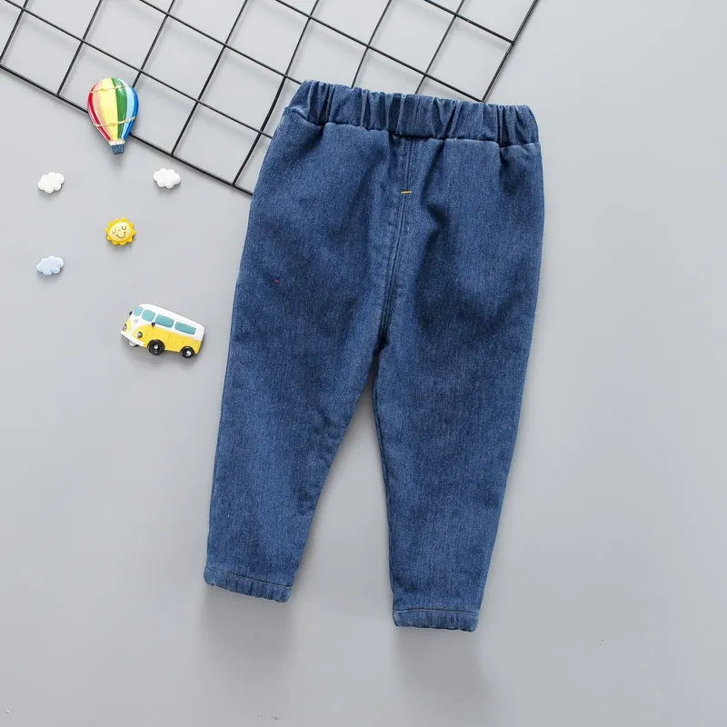 Bébé hiver plus le velours jeans