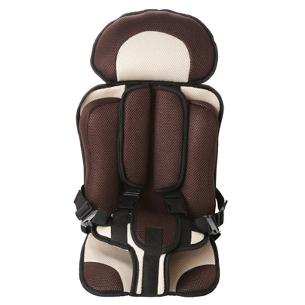 Alfombrilla de asiento seguro para niños, asiento de seguridad portátil para sillas de bebés y niños, versión actualizada, esponja espesante, almohadilla para asientos de cochecito de coche para niños
