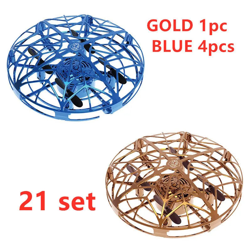 Vuelo Helicóptero Mini Drone UFO RC Drone Aviones de inducción por infrarrojos