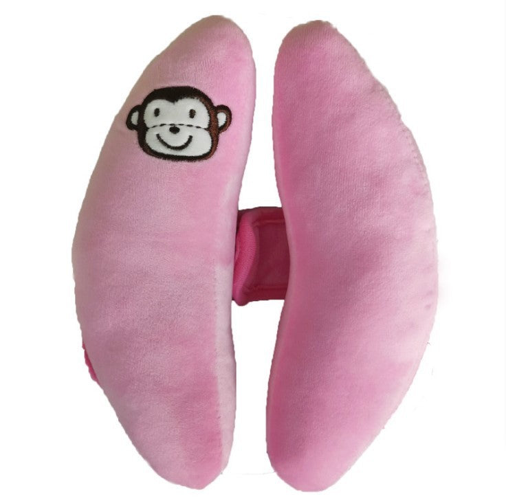 Almohada con forma de cabeza de bebé, almohada de plátano