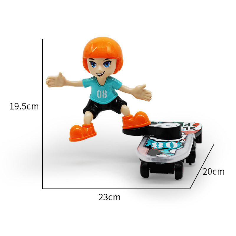 Tipping stunt scooter
