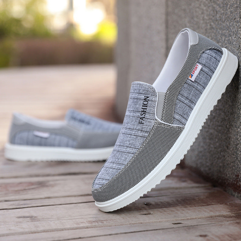 Zapatos casuales para hombre, zapatos de tabla, zapatos de lona transpirables