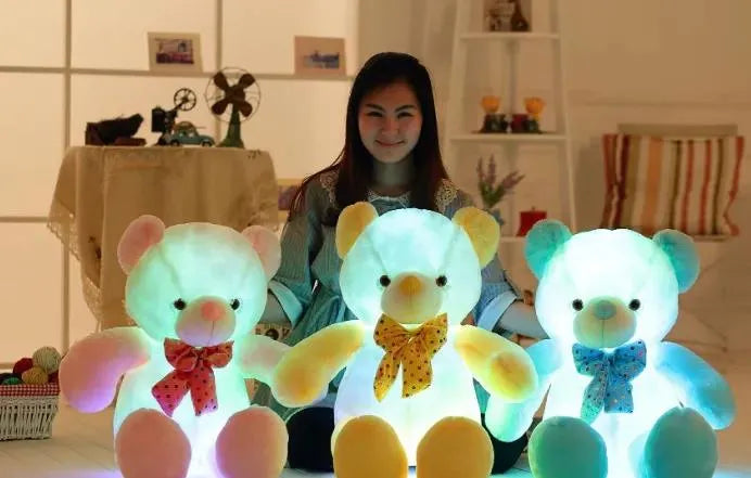 Oso de peluche luminoso