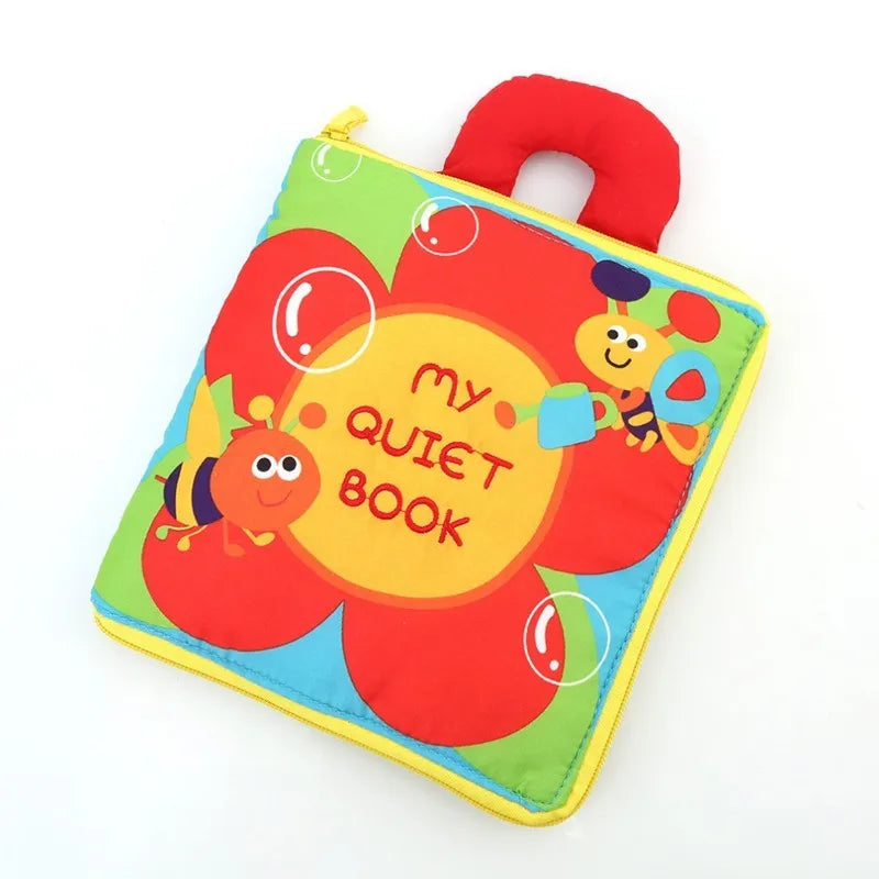 Libros de tela suave multifuncionales para bebés