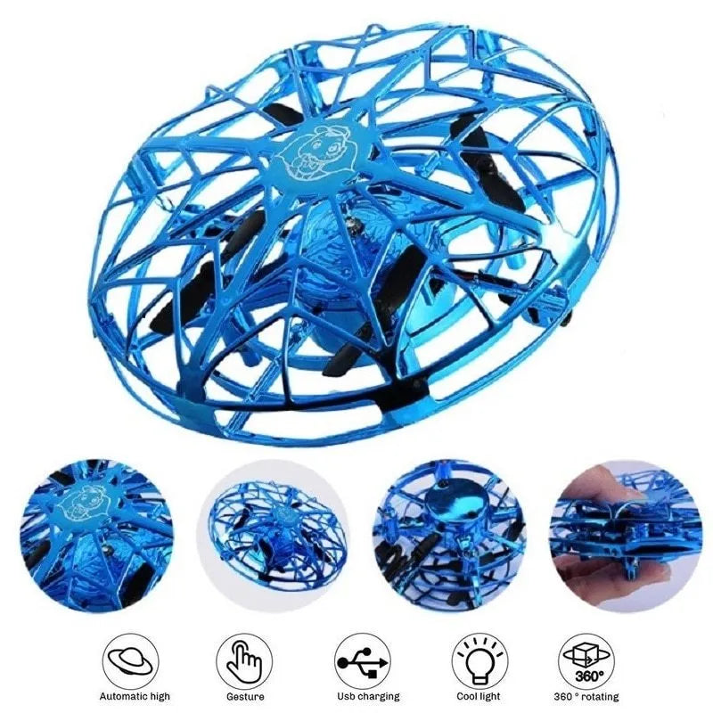 Vuelo Helicóptero Mini Drone UFO RC Drone Aviones de inducción por infrarrojos