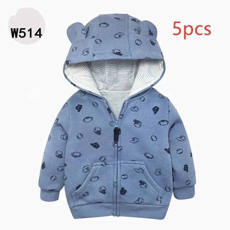 Lindo abrigo doble para niños y niñas.