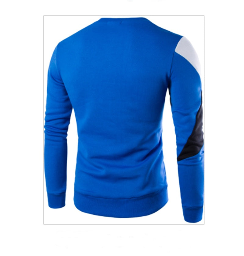 Suéteres para hombre, nueva moda, estampado informal, cuello redondo, suéteres de punto de algodón ajustados para hombre, jerseys, ropa de marca para hombre