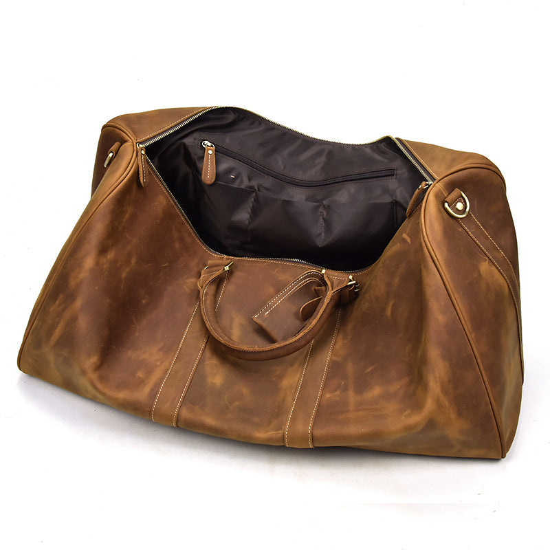 Bolso bandolera de un solo hombro de piel de vaca de capa superior