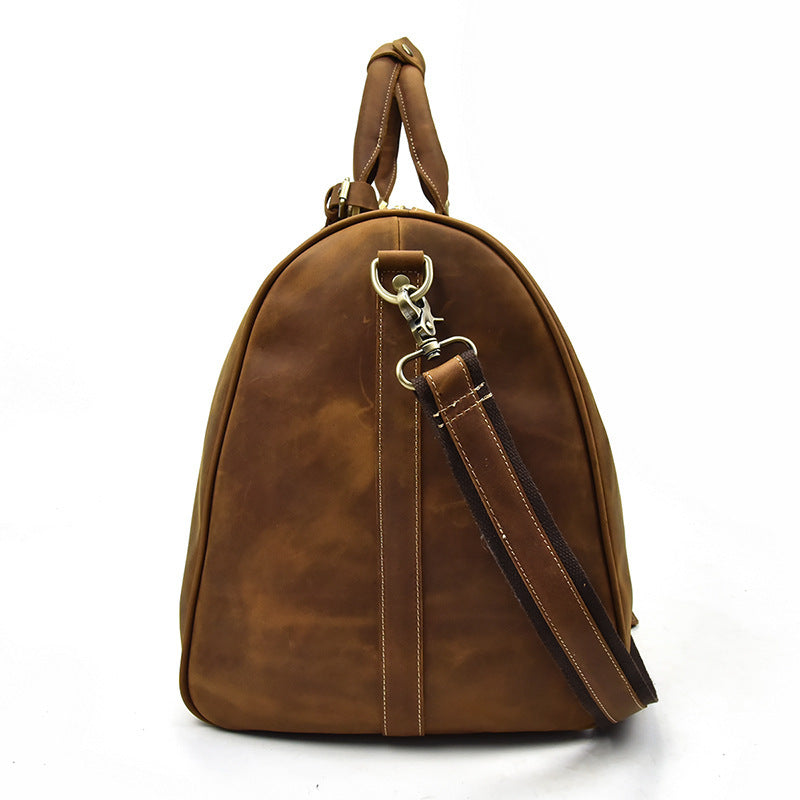 Bolso bandolera de un solo hombro de piel de vaca de capa superior