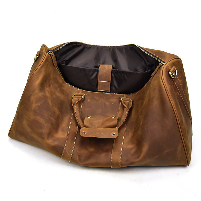 Bolso bandolera de un solo hombro de piel de vaca de capa superior