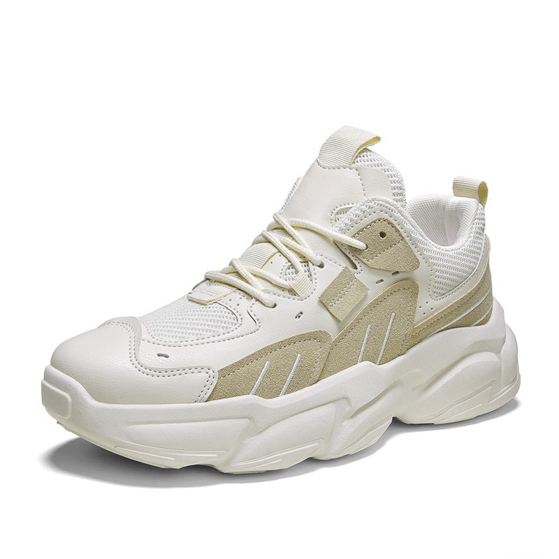 Primavera y verano nuevos zapatos casuales de tendencia de moda para hombres zapatillas de deporte con plataforma de malla