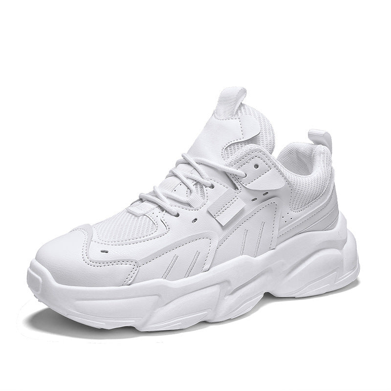 Primavera y verano nuevos zapatos casuales de tendencia de moda para hombres zapatillas de deporte con plataforma de malla