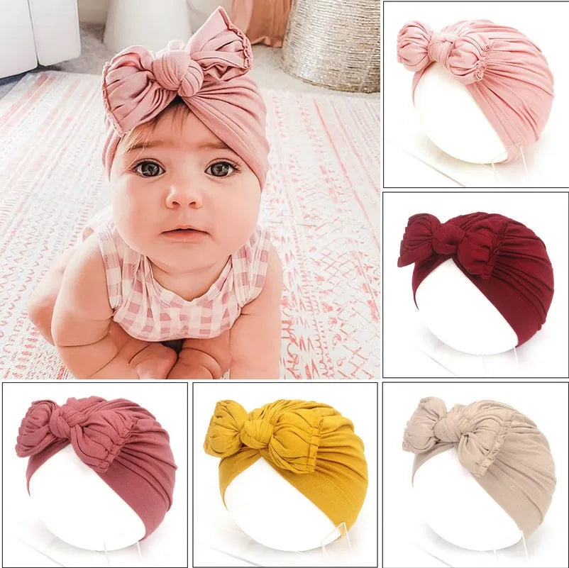 Gorro bonito para bebé recién nacido, gorro suave para niña, turbante, gorro para niño, gorro, diademas
