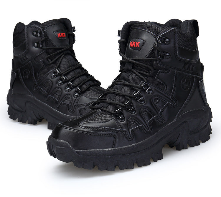 MARSON, botas militares para hombre, botas tácticas de combate antideslizantes de camuflaje, zapatos para hombre transpirables para escalar al aire libre resistentes al desgaste