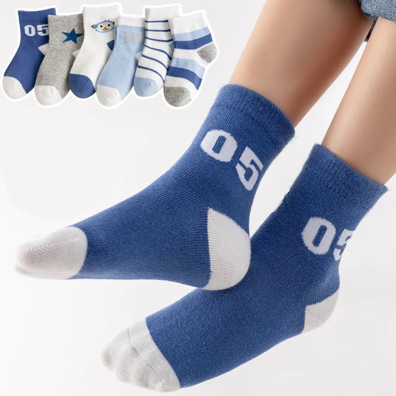 Calcetines de algodón para niños y niñas, calcetines de barco transpirables de verano, calcetines para estudiantes de secundaria