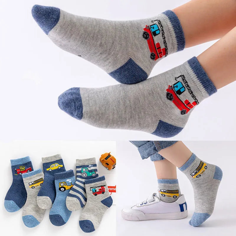 Calcetines de algodón para niños y niñas, calcetines de barco transpirables de verano, calcetines para estudiantes de secundaria