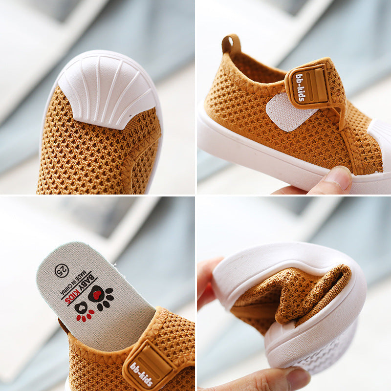Zapatos casuales para niñas y niños, zapatos de primavera para bebés pequeños, cómodos, antideslizantes, con suela suave, zapatillas para niños, zapatos para bebés y niños.