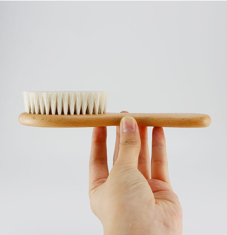 Cepillo de champú para ducha de bebé, peine pequeño, cepillo de cerdas suaves, herramienta de cuidado de limpieza