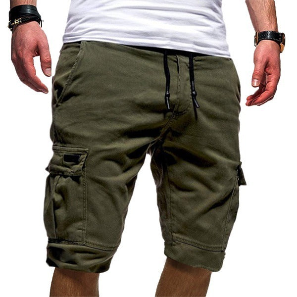 Hombres Casual Jogger Deportes Cargo Shorts Militar Combate Entrenamiento Gimnasio Pantalones Verano Ropa para Hombre