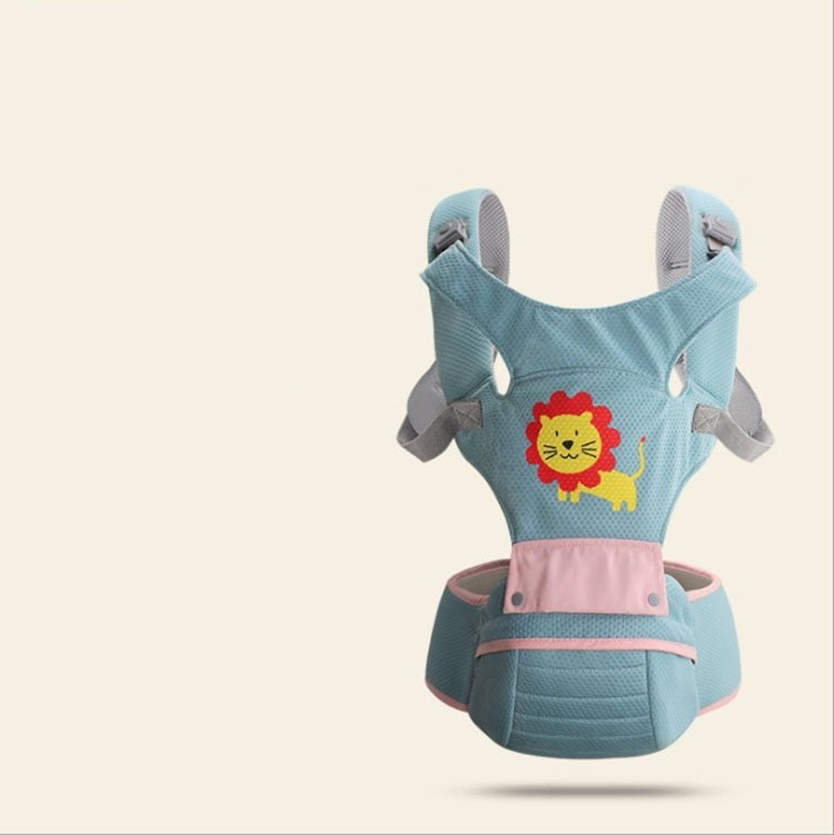 Portabebés multifuncional para mujer, taburete de cintura para bebé, camisetas de algodón, paquete de canguro para bebé manos libres para papá