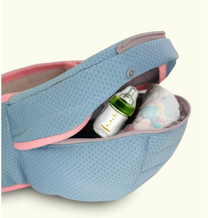 Portabebés multifuncional para mujer, taburete de cintura para bebé, camisetas de algodón, paquete de canguro para bebé manos libres para papá