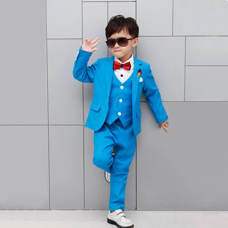 Ropa para niños, traje pequeño para niño, vestido de niña de flores para niños