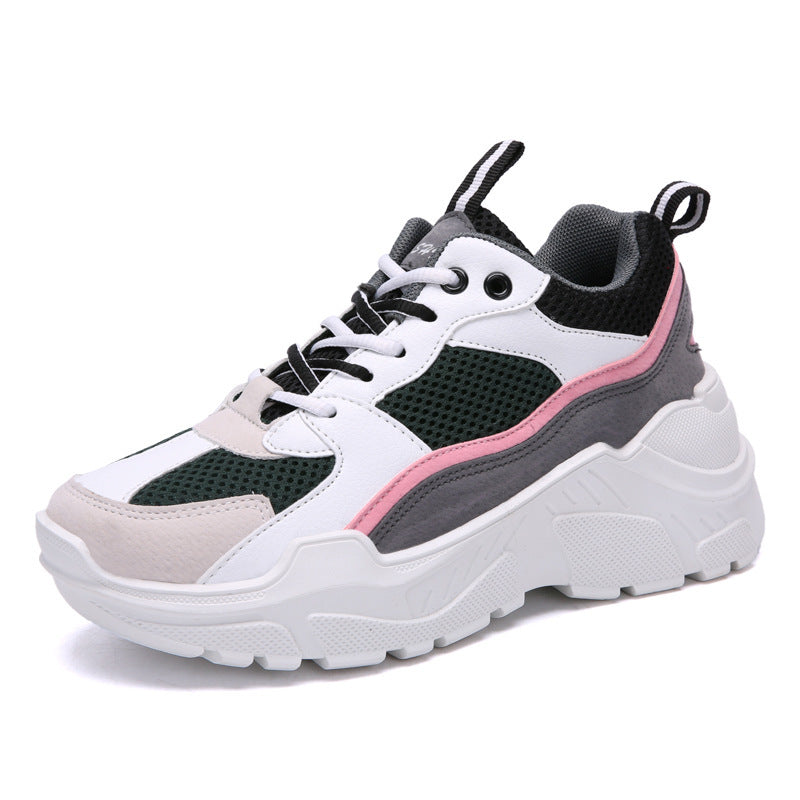 Zapatos De Moda Versión Coreana, Un Hombre Y Una Mujer, Aumento De Suelas Gruesas Todo Combinadas
