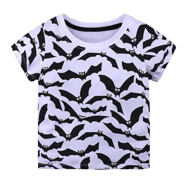 Camiseta de algodón de punto de manga corta para hombre y mujer