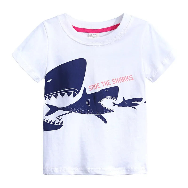 Camiseta de algodón de punto de manga corta para hombre y mujer