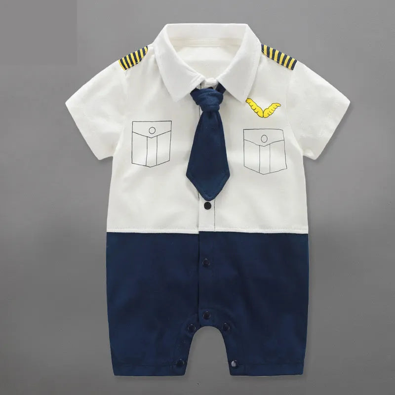 Ropa de verano de una pieza para bebé,