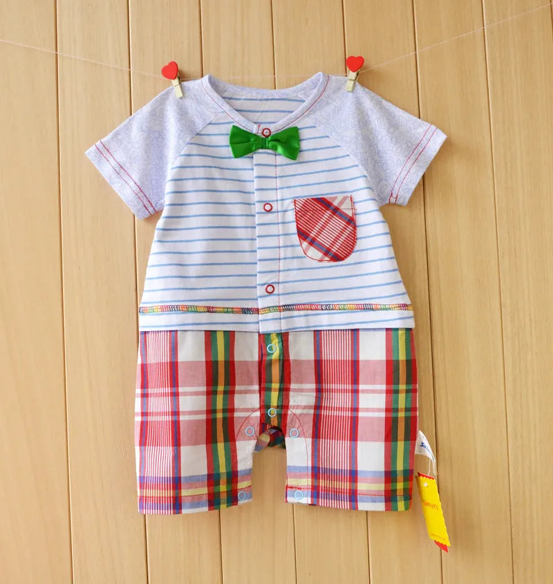 Ropa de verano de una pieza para bebé,