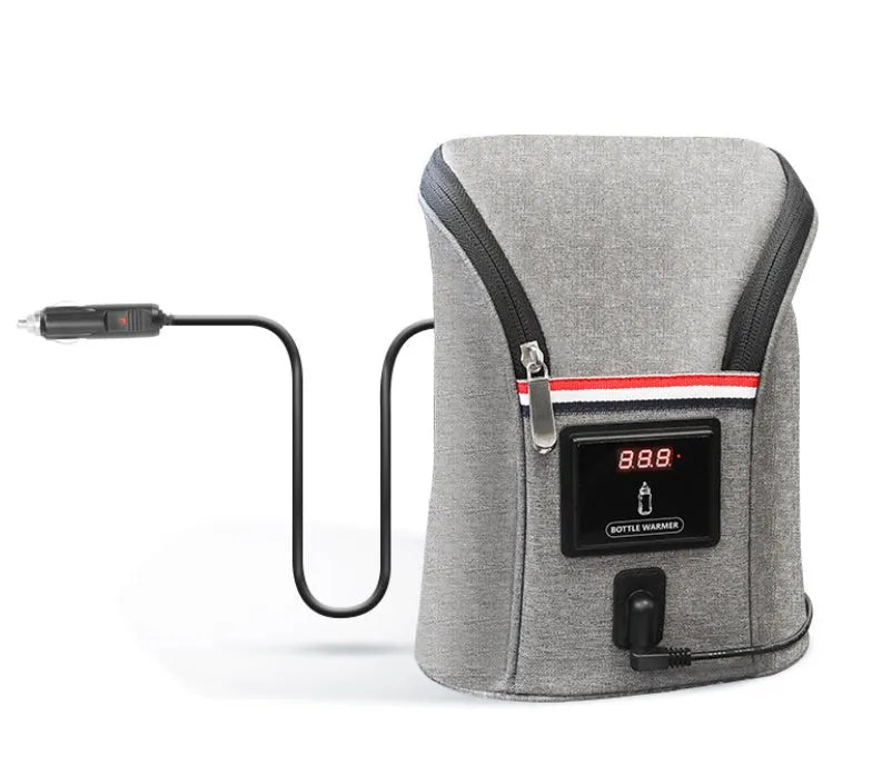 Calentador de biberones USB para coche, portátil, para viaje, leche materna, caliente
