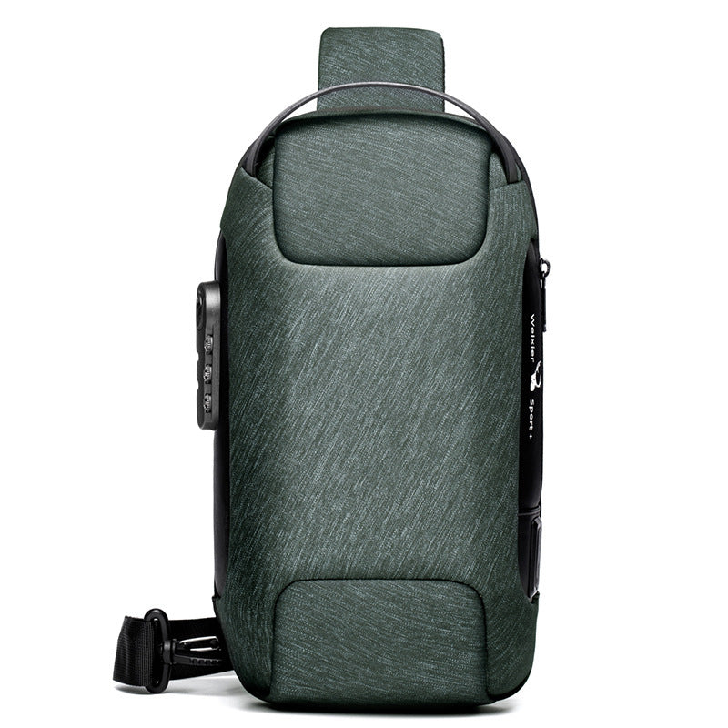 Bolso de pecho para hombre, bolso de mensajero, bolsos de hombro antirrobo, bolso de pecho para hombre