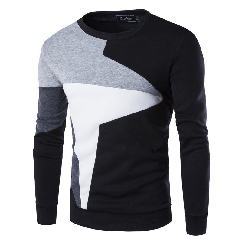 Suéteres para hombre, nueva moda, estampado informal, cuello redondo, suéteres de punto de algodón ajustados para hombre, jerseys, ropa de marca para hombre